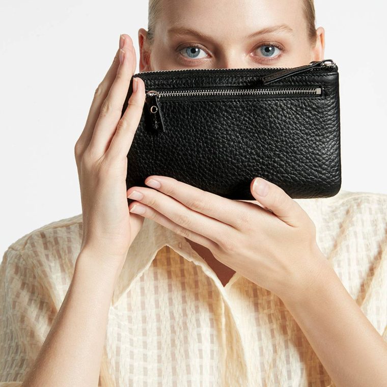 Medium Women Black Status Anxiety Smoke And Mirrors Wallet - Black - Image 5