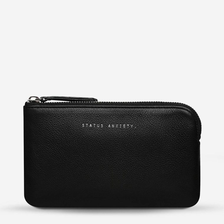 Medium Women Black Status Anxiety Smoke And Mirrors Wallet - Black