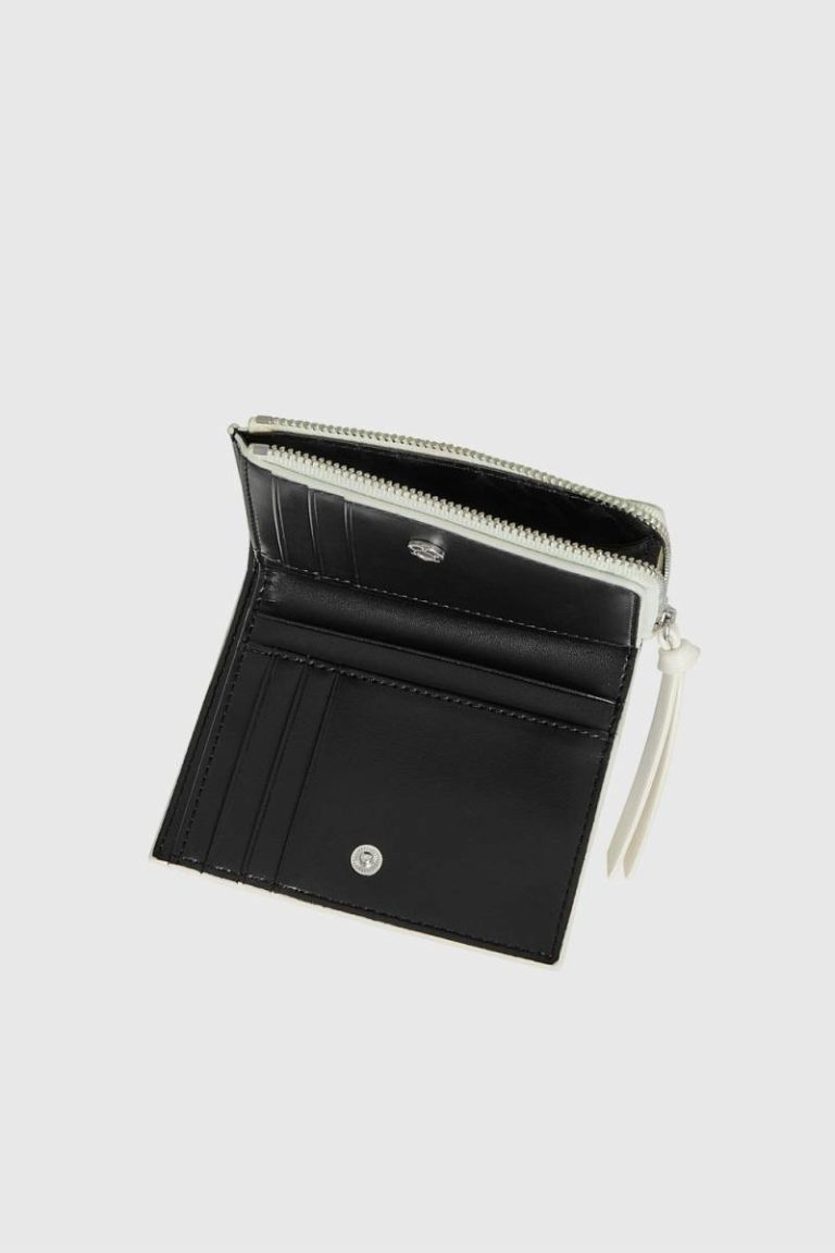Megan Slim Wallet With Studs Rebecca Minkoff Women Wallet Porcelain - Image 3