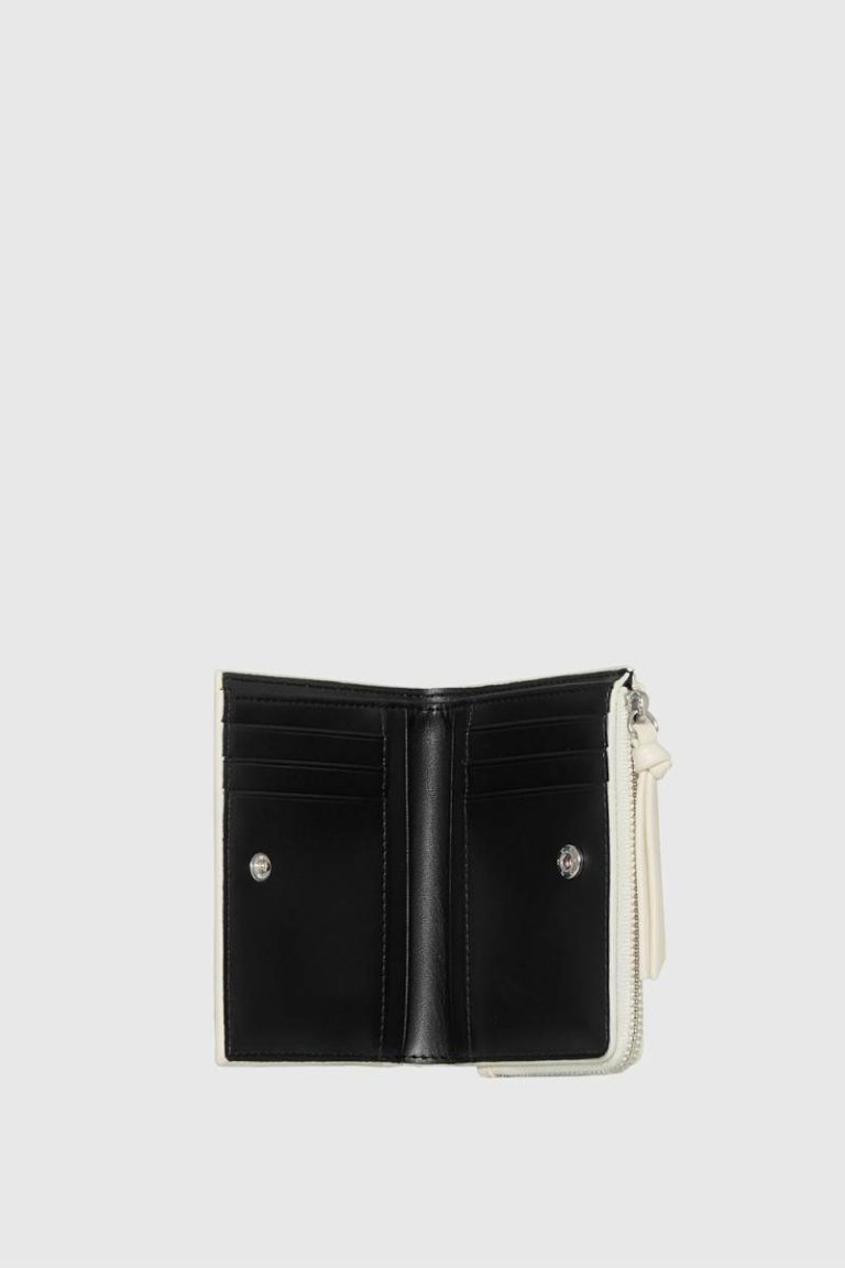 Megan Slim Wallet With Studs Rebecca Minkoff Women Wallet Porcelain - Image 4