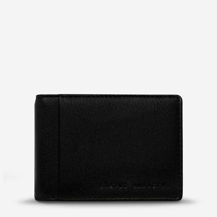 Melvin Wallet - Black Status Anxiety Men Black Bi-Fold