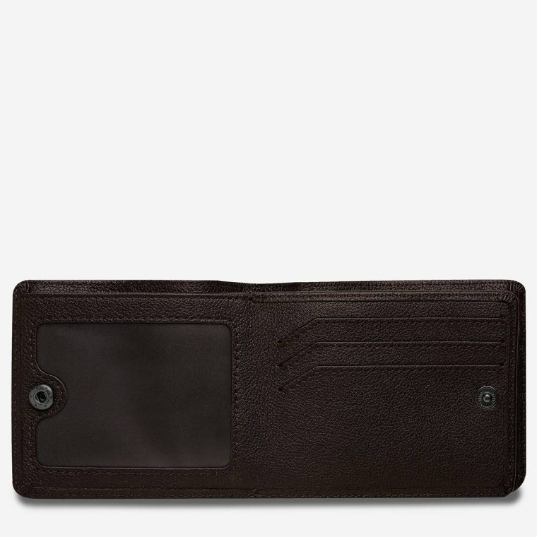 Men Bi-Fold Status Anxiety Leonard Wallet - Chocolate Chocolate - Image 4