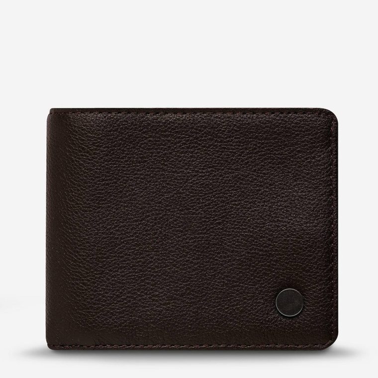 Men Bi-Fold Status Anxiety Leonard Wallet - Chocolate Chocolate