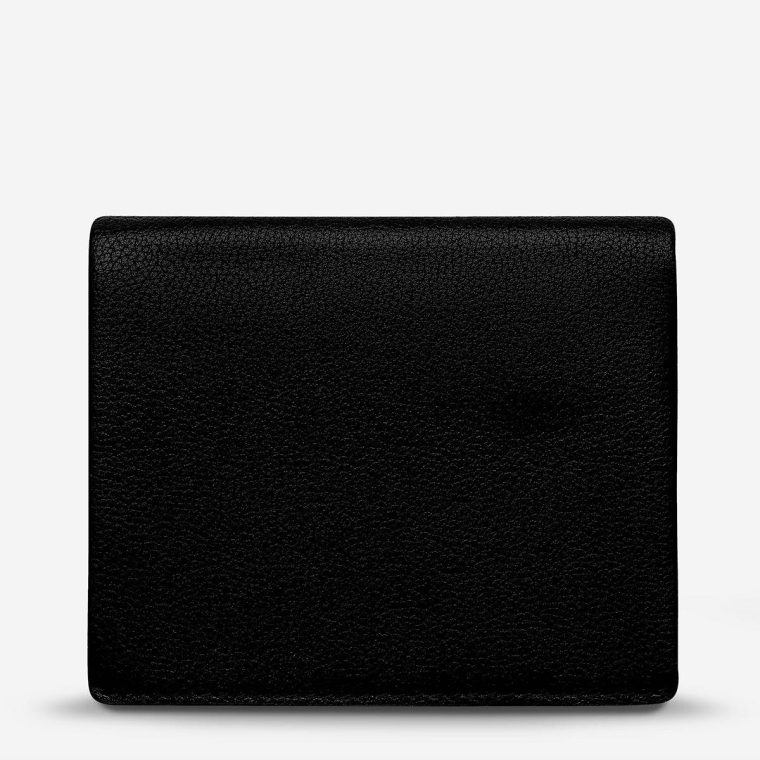 Men Status Anxiety Nathaniel Wallet - Black Bi-Fold Black - Image 2