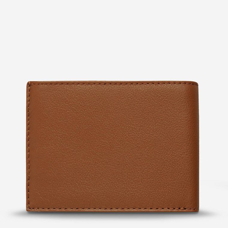 Men Tri-Fold Status Anxiety Camel Noah Wallet - Camel - Image 2