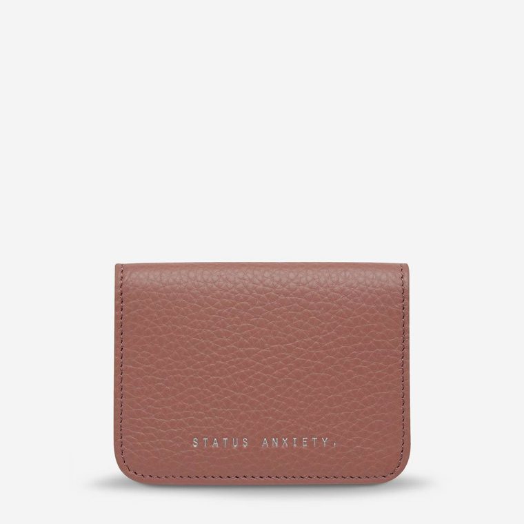 Miles Away Wallet - Dusty Rose Status Anxiety Women Dusty Rose Extra Small