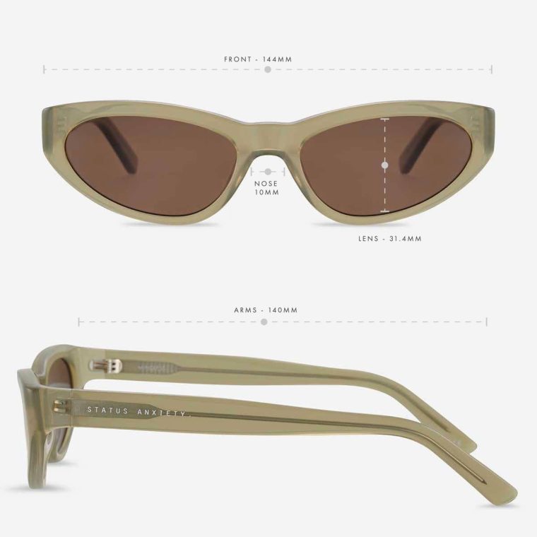 Mindless Sunglasses - Pear Women Status Anxiety Sunglasses Pear - Image 5