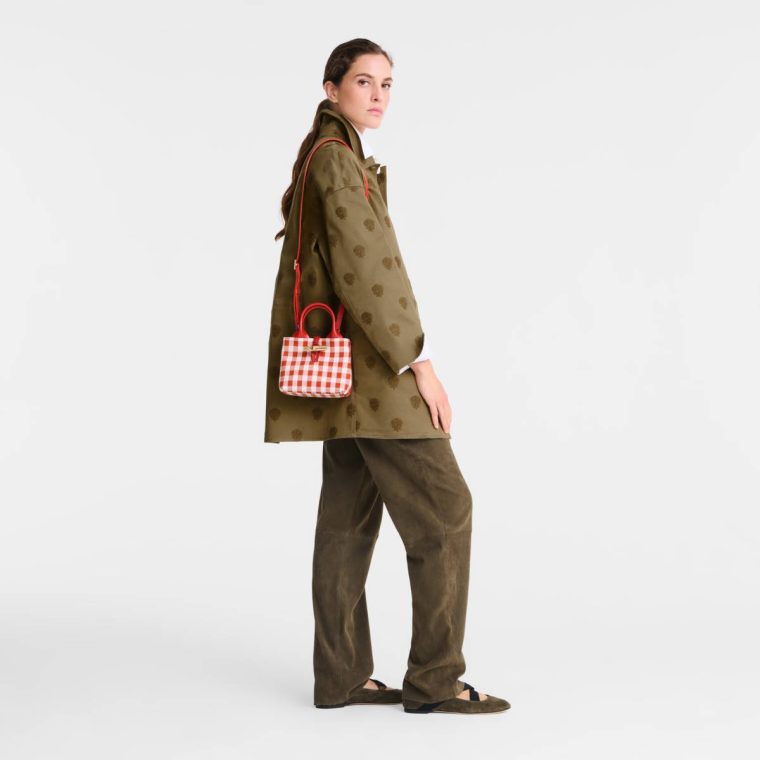 Mini Bags Longchamp Bark Le Roseau Xs Handbag Bark - Canvas Women - Image 2