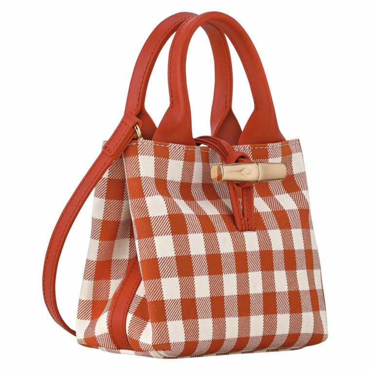 Mini Bags Longchamp Bark Le Roseau Xs Handbag Bark - Canvas Women - Image 3