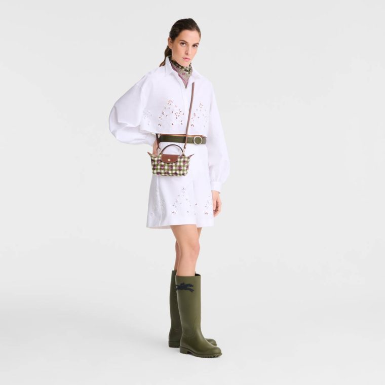 Mini Bags Longchamp Le Pliage Collection Xs Pouch Artichoke - Canvas Women Artichoke - Image 2