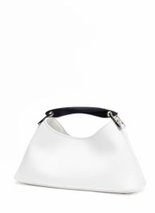 Mini Boomerang Leather White - Silver Boomerang Elleme Women White - Image 2