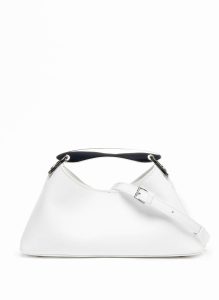 Mini Boomerang Leather White - Silver Boomerang Elleme Women White - Image 3