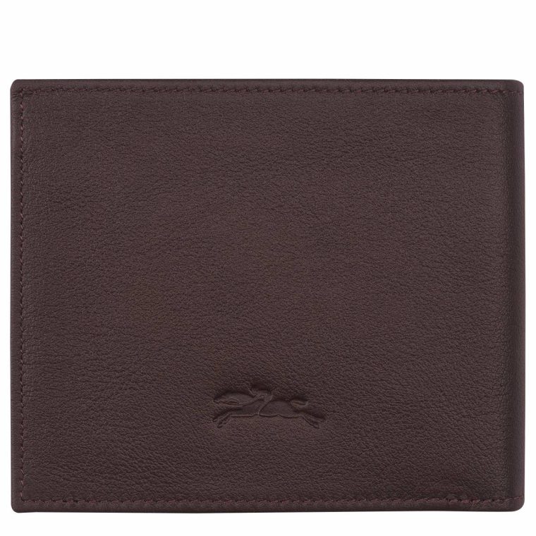 Mocha Men Longchamp Sur Seine Wallet Mocha - Leather Leather Wallets - Image 3