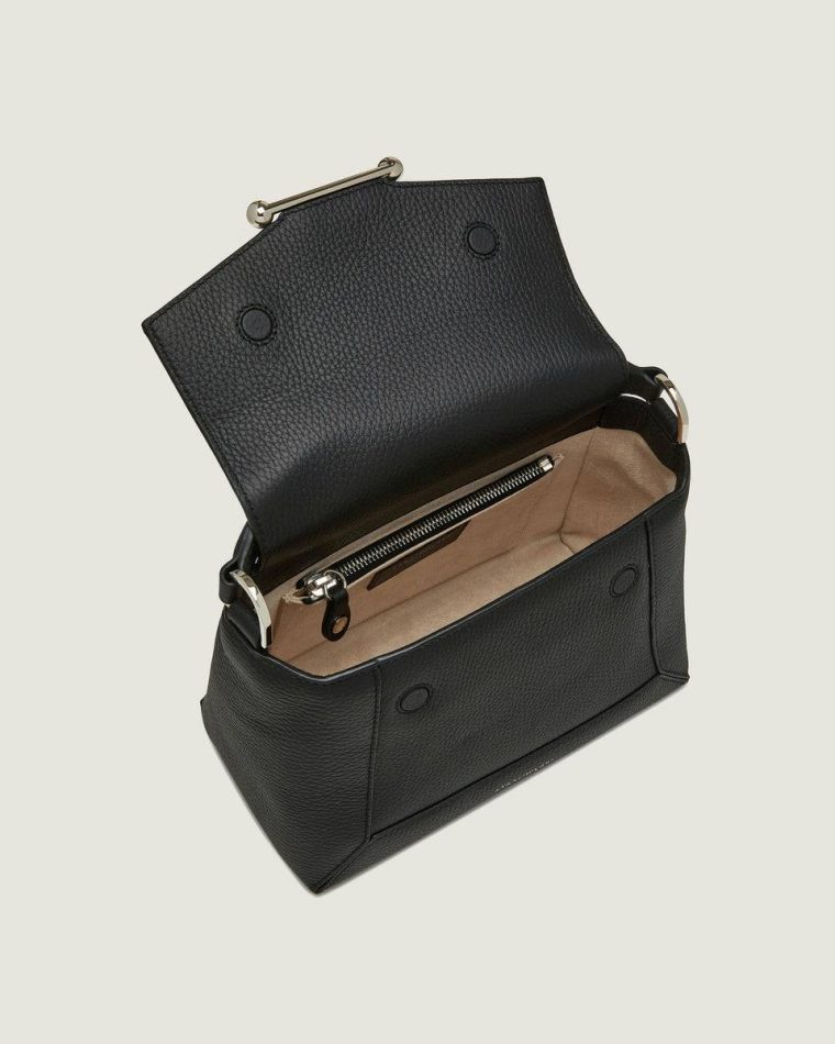 Mosaic Bag Strathberry Totes & Top Handle Bags Black With Silver Hardware Women - Image 5