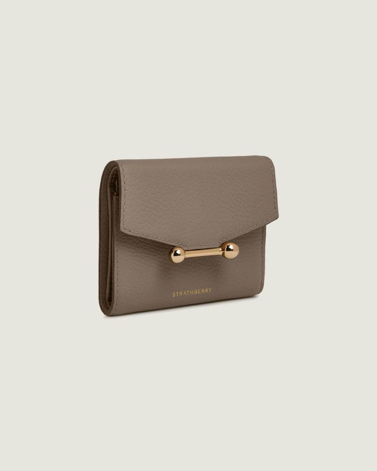 Mosaic Trifold Wallet Strathberry Wallets Taupe Women - Image 2