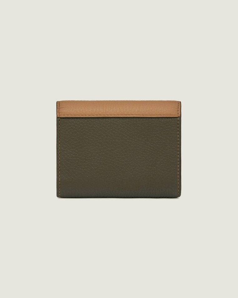 Mosaic Trifold Wallet Women Strathberry Wallets Khaki/Caramel/Diamond - Image 4