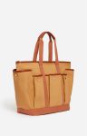 Multi-Pocket Tote Bags Multi-Pocket L Zipped Cabas Tote Shoulder And Cross-Body Carry, Zip Closure Cappuccino Vanessa Bruno Women - Image 4