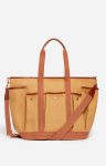 Multi-Pocket Tote Bags Multi-Pocket L Zipped Cabas Tote Shoulder And Cross-Body Carry, Zip Closure Cappuccino Vanessa Bruno Women
