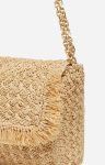 Natural Vanessa Bruno Women Crossbody Bags Raphia Large Moon Bag Made In Madagascar - Image 4