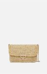 Natural Vanessa Bruno Women Crossbody Bags Raphia Large Moon Bag Made In Madagascar