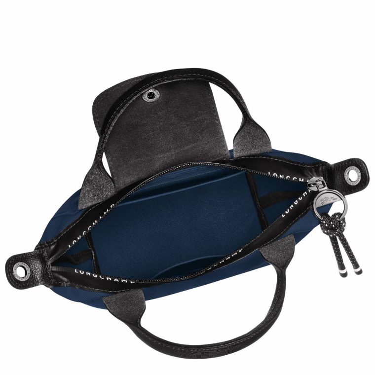 Navy Women Le Pliage Energy Xs Handbag Navy - Recycled Canvas Longchamp Mini Bags - Image 4