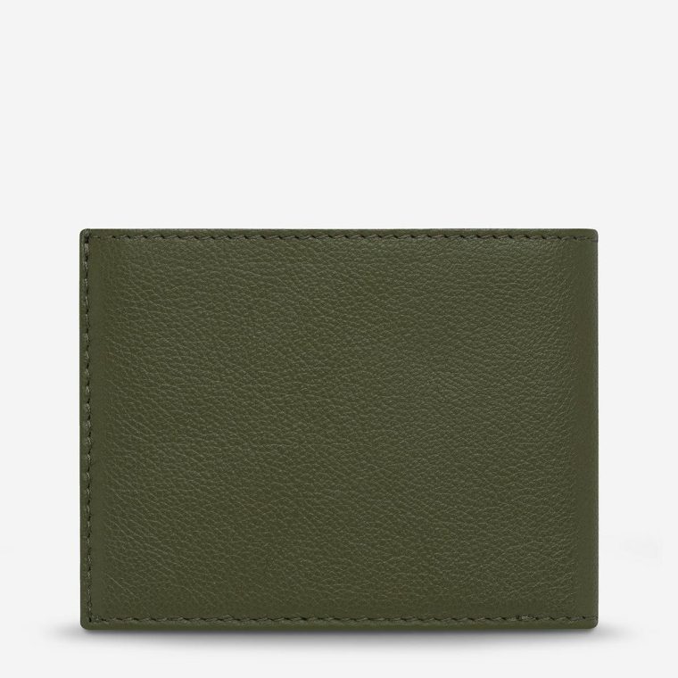 Noah Wallet - Khaki Tri-Fold Men Status Anxiety Khaki - Image 2