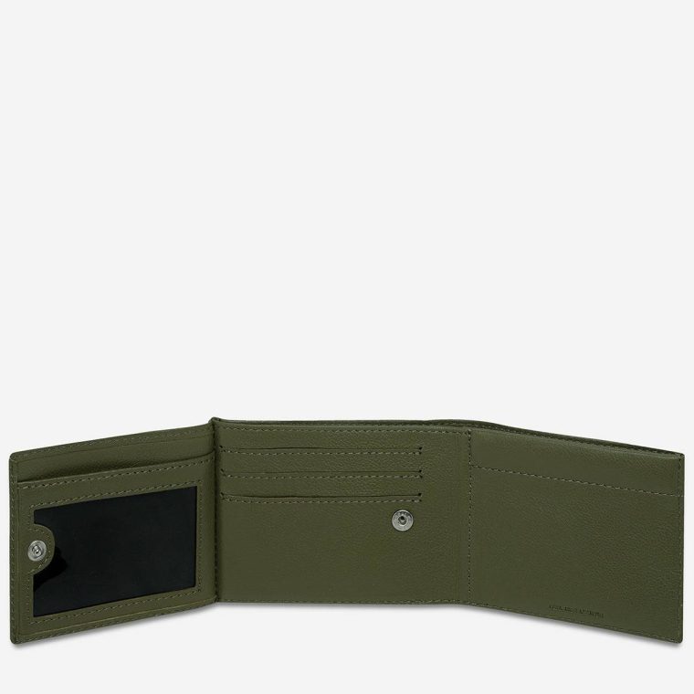 Noah Wallet - Khaki Tri-Fold Men Status Anxiety Khaki - Image 4