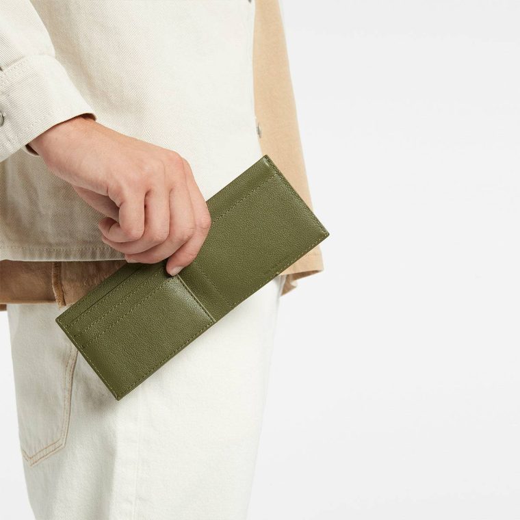Noah Wallet - Khaki Tri-Fold Men Status Anxiety Khaki - Image 5