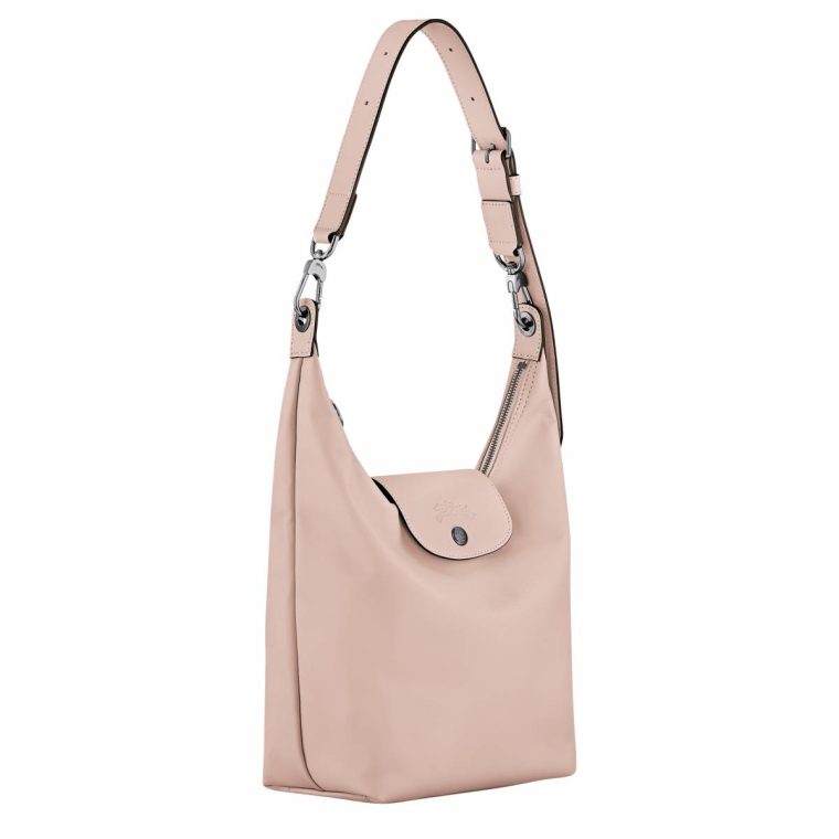 Nude Le Pliage Xtra M Shoulder Bag Nude - Leather Leather Bags Women Longchamp - Image 3