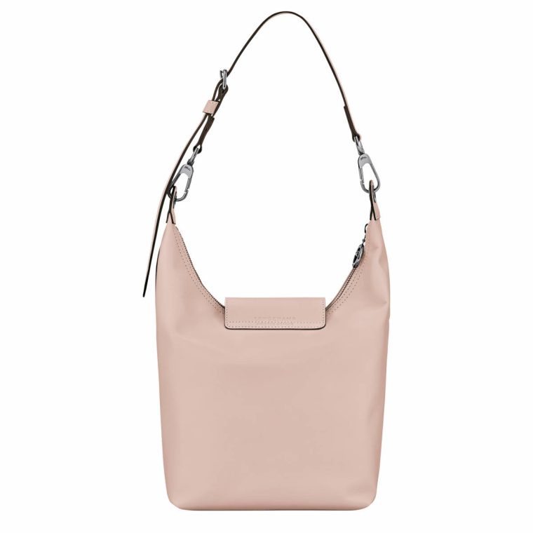 Nude Le Pliage Xtra M Shoulder Bag Nude - Leather Leather Bags Women Longchamp - Image 4