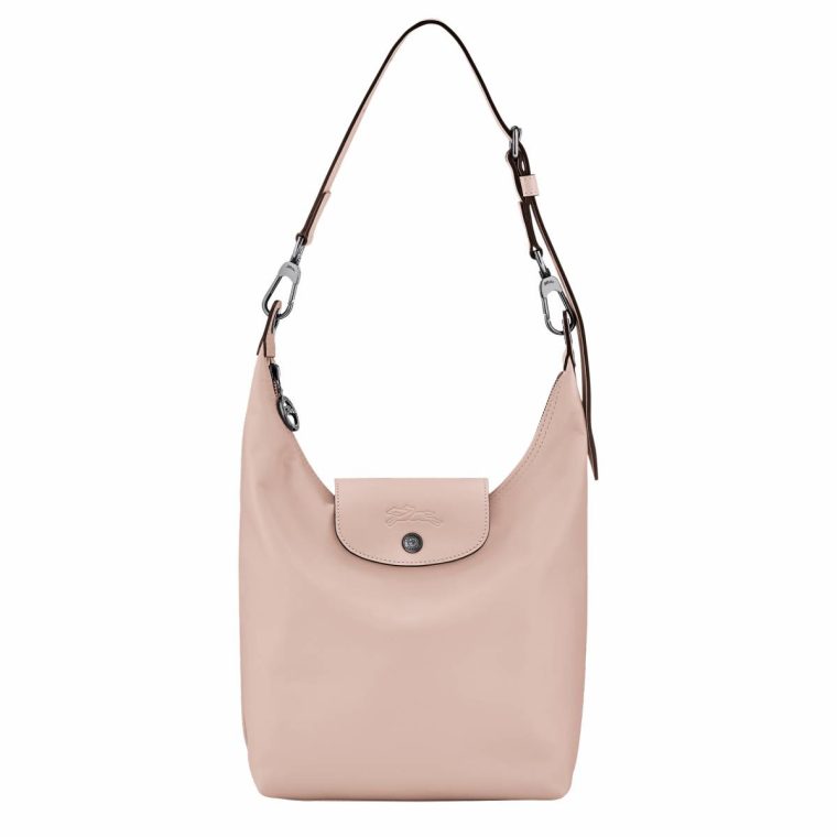 Nude Le Pliage Xtra M Shoulder Bag Nude - Leather Leather Bags Women Longchamp