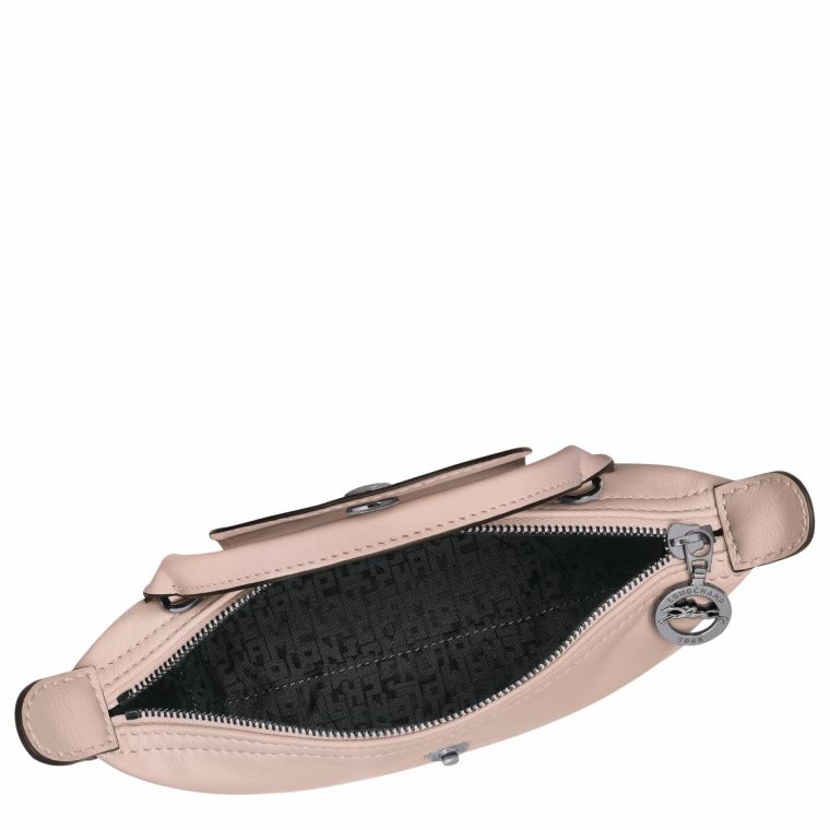 Nude Leather Bags Women Le Pliage Xtra Xs Pouch Nude - Leather Longchamp - Image 5