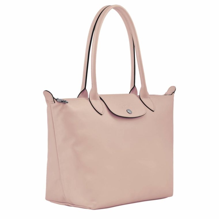 Nude Women Longchamp Le Pliage Xtra M Tote Bag Nude - Leather Leather Bags - Image 3
