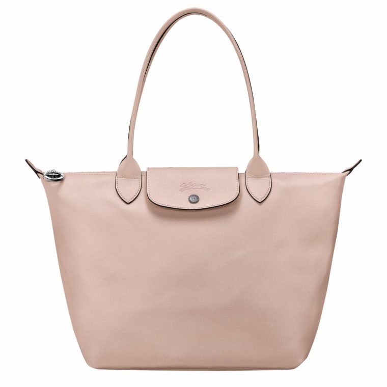 Nude Women Longchamp Le Pliage Xtra M Tote Bag Nude - Leather Leather Bags