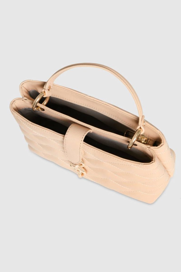 Nude Women Rebecca Minkoff Edie Top Handle Satchel With Diamond Satchel - Image 3