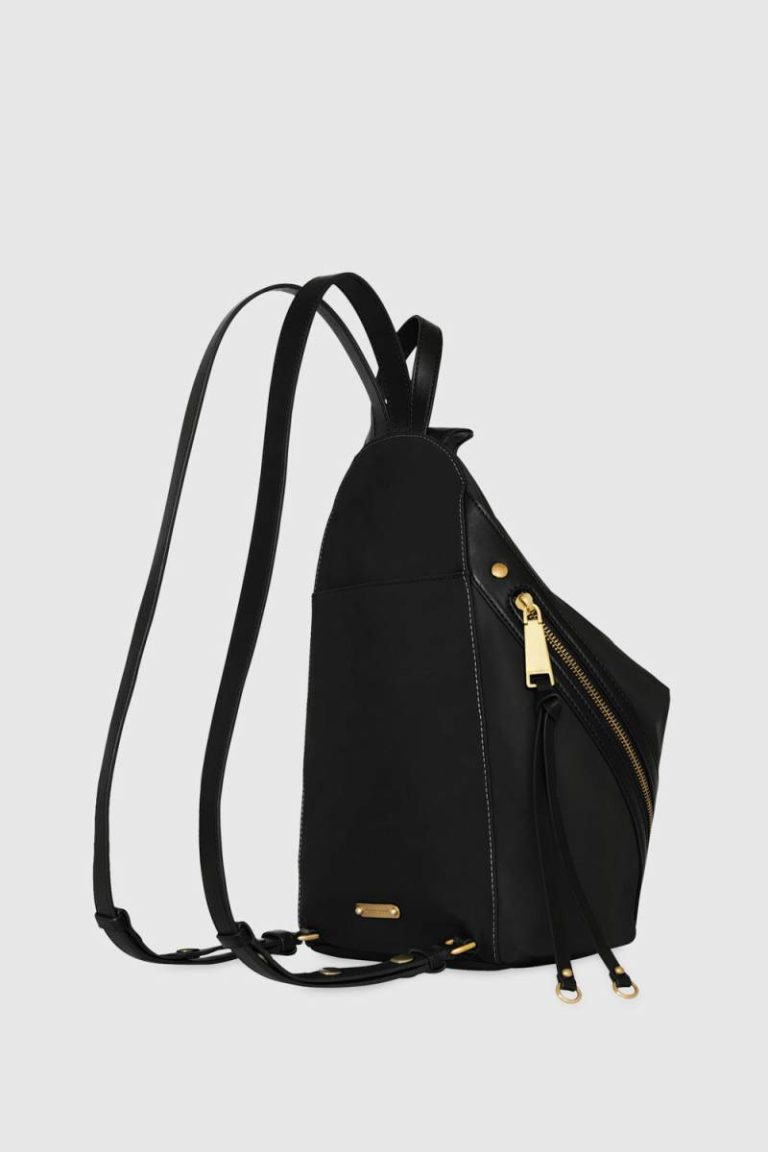 Nylon Medium Zip Julian Backpack Backpack Women Rebecca Minkoff Black - Image 2