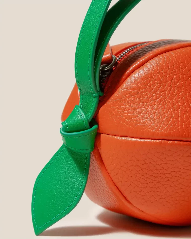 Orange Hereu Taronja Purse - Orange-Shaped Leather Coin Purse Men Small Leather Goods - Image 4