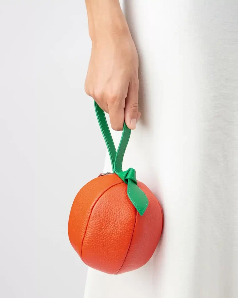 Orange Hereu Taronja Purse - Orange-Shaped Leather Coin Purse Men Small Leather Goods - Image 5