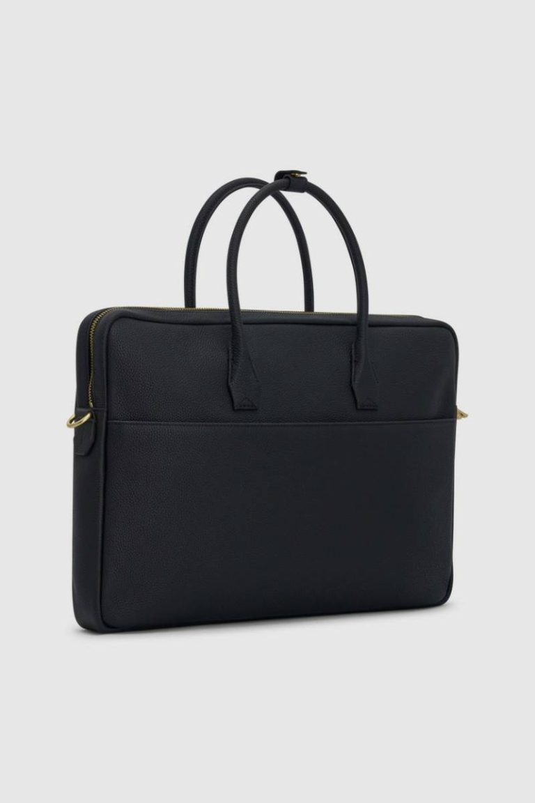 Oroton Black Work Breeze 16'' Laptop Bag Womne - Image 5