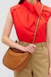 Oroton Cognac Shoulder Womne Florence Medium Hobo - Image 4