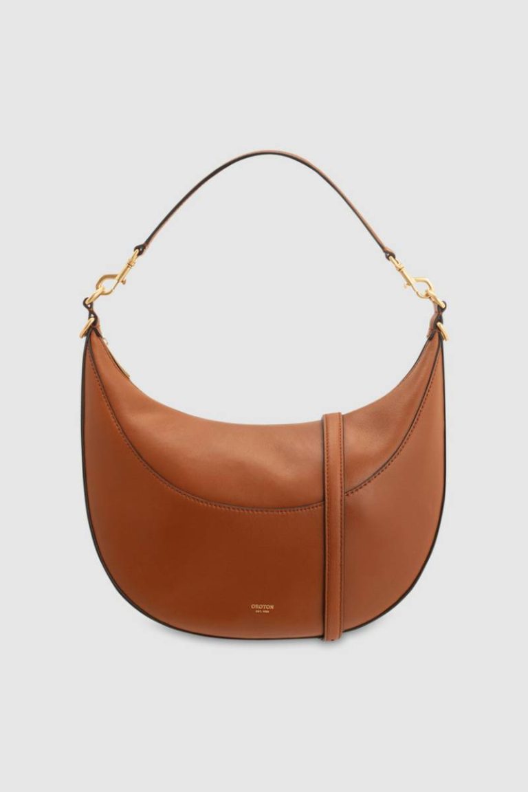 Oroton Cognac Shoulder Womne Florence Medium Hobo