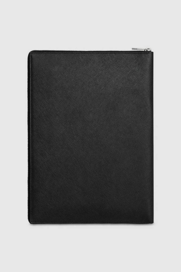 Oroton Eton A4 Zip Folio Folios Men Black - Image 5