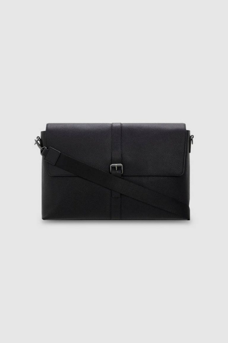 Oroton Marcus Satchel Men Black Work