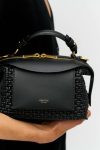 Oroton Mica Workmanship Mini Bowler Black Womne Crossbody - Image 2