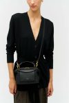 Oroton Mica Workmanship Mini Bowler Black Womne Crossbody - Image 4