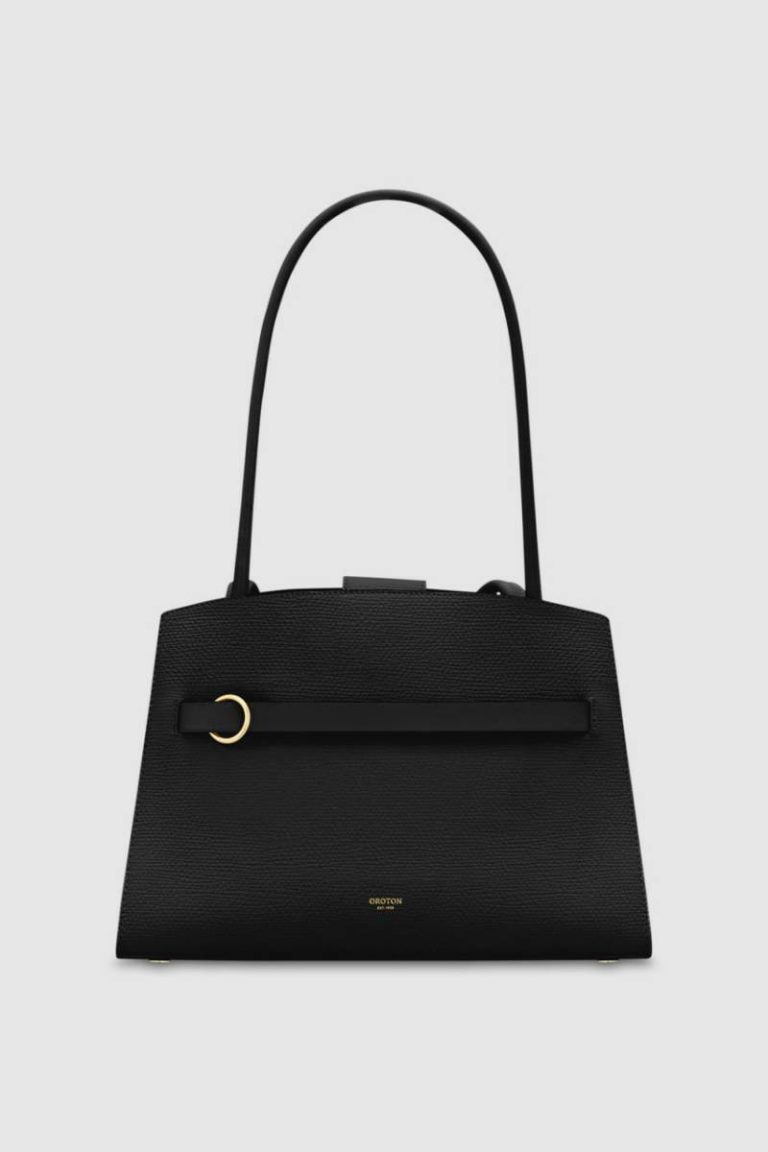 Oroton Totes Womne Audrey Small Three Pocket Day Bag Black