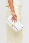 Oroton Womne Paper White Etta Texture Clutch Clutches - Image 2