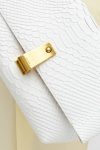 Oroton Womne Paper White Etta Texture Clutch Clutches - Image 3