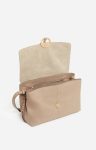 Othilia Leather Flap Bag 100% Lamb Leather Women Greige Vanessa Bruno Crossbody Bags - Image 5