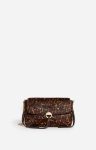 Othilia Leather Flap Bag In Cowhide Leather Pony Fawn Women Vanessa Bruno Crossbody Bags